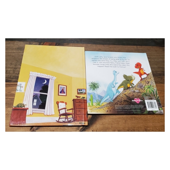 Lot of 2 Three Little Dinosaurs How do Dinosaurs - Picture 2 of 6